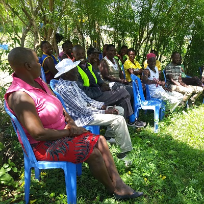 Health and Hygiene training participants at Kampala Kabor community 