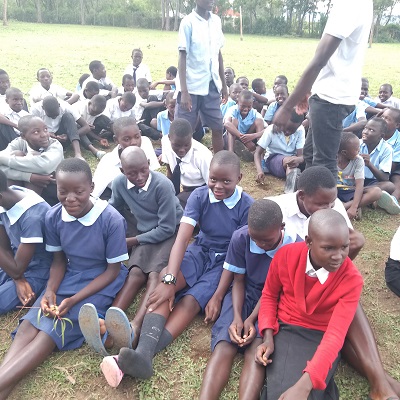 Health and Hygiene training participants at Kanyang'oro Primary School
