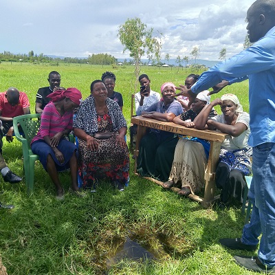 Health and Hygiene training participants at Kibrwa community