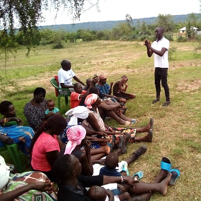 Health and Hygiene training participants at Kogolla community 