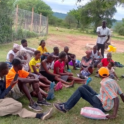 Health and Hygiene training participants at Koketch Nyando village 