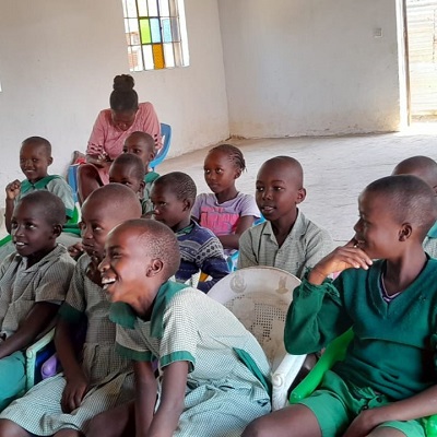 Health and Hygiene training participants at Kunya Learning Center