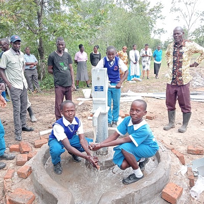 Happy to have clean and safe water
