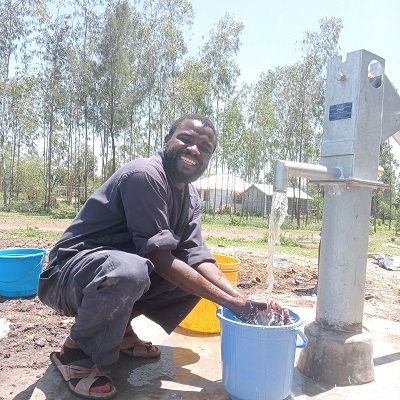 Clean and safe source of water at Kasagwe community 