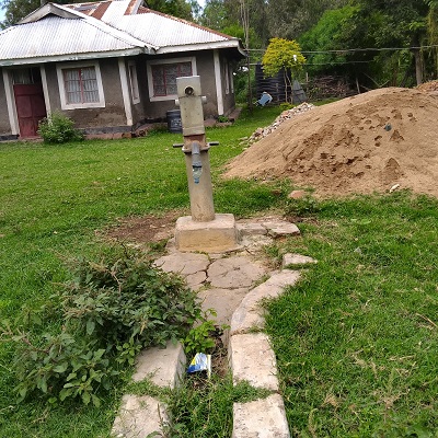 Kamire hand-pump supplies water to over 300 people 