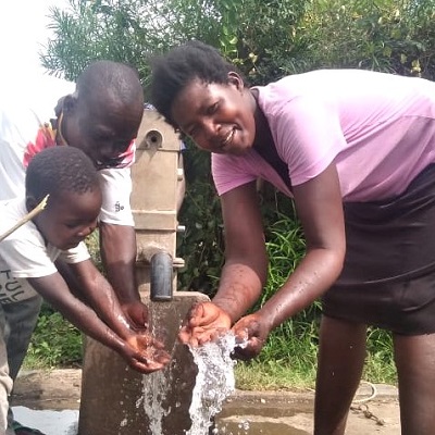 Happy to have clean and safe water