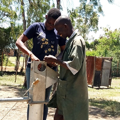 The team at work