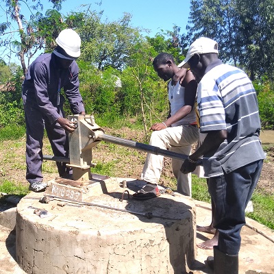 Koloo Mbogo hand-pump supplies water to over 700 people