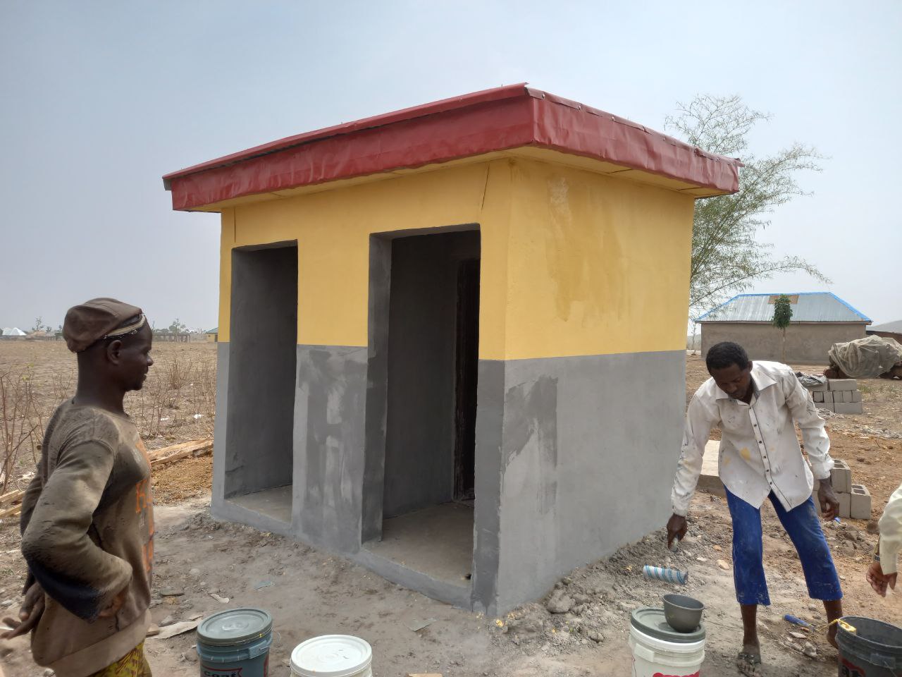Finished toilet