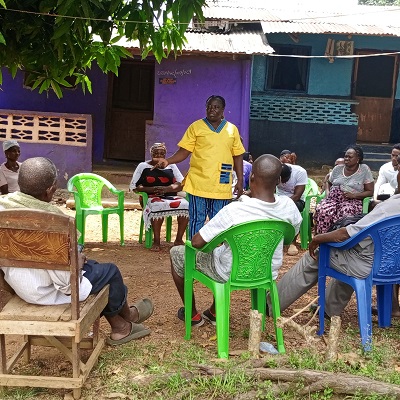 Health and Hygiene training session in progress 