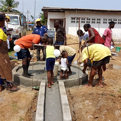 The community's new well