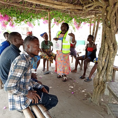 Health and Hygiene session in Dour Town 2