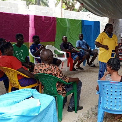Health and Hygiene training session at New Hope Methodist School
