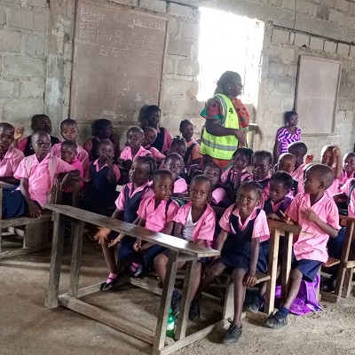 Health and Hygiene training session at Christ Life Mission school