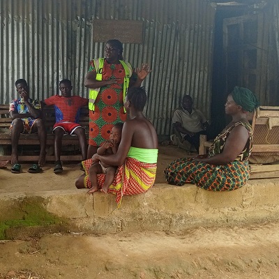 Health and Hygiene session in Caine Village