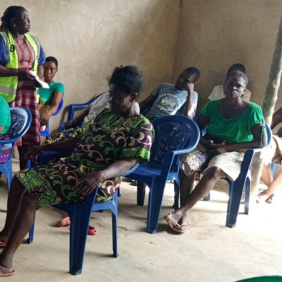 Health and Hygiene training in Pepper village 