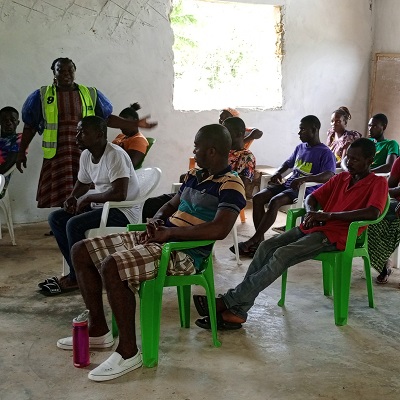 Health and Hygiene training participants in Marchee town