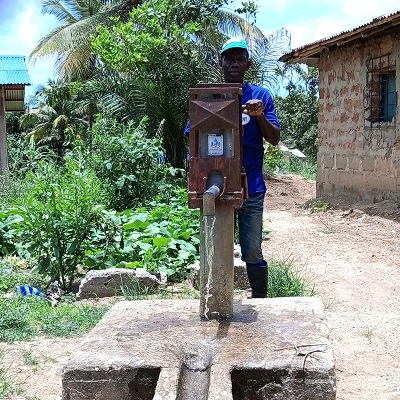 Hand-pump working after repair 