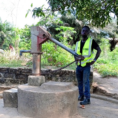 This is Jecko Town Community hand-pump