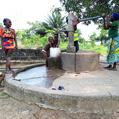 Happy village kids 