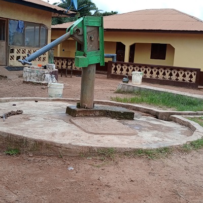 Flour Mill Community hand-pump