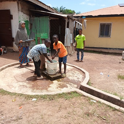 Grateful village kids