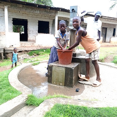 Happy village kids
