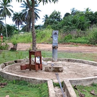 Jecko Town Block A community hand-pump
