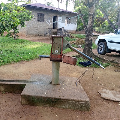 Jecko Town Community 4 hand-pump supplies water to over 200 people