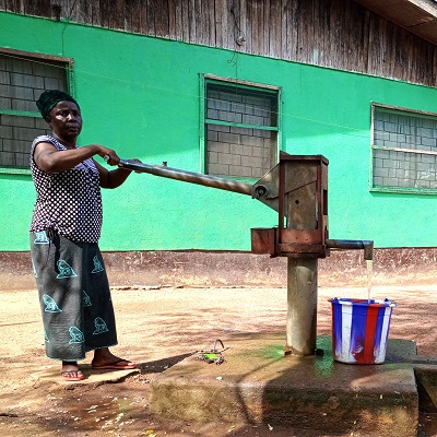 Happy to have clean water
