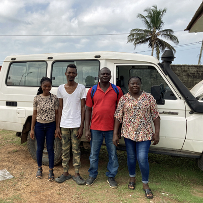 Assessment and Hygiene Team by new Vehicle