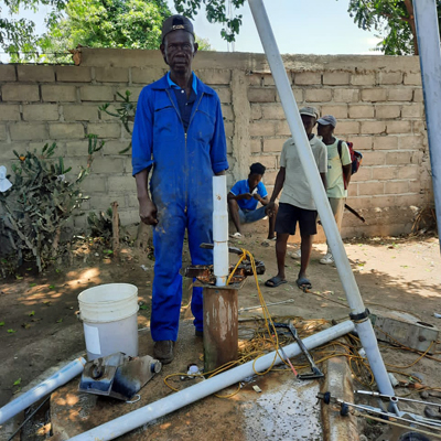 Pump repair ongoing