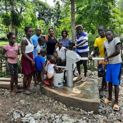 Dedication Service at new well