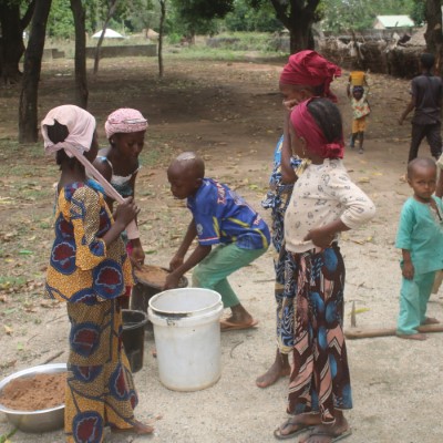 Children from the community