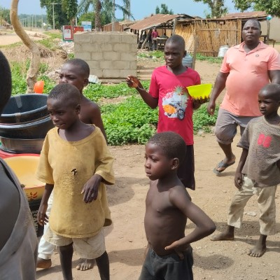 Children from the community
