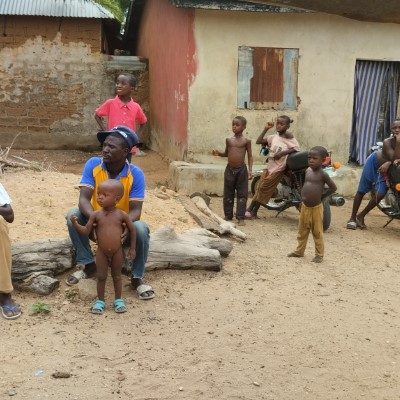 Children from the community