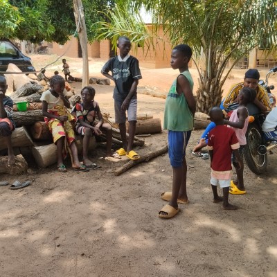 Children from the community