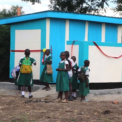 New toilet at Kigoche Primary School