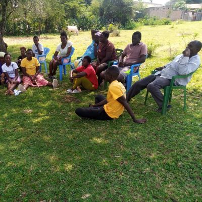 Health and Hygiene training participants at Masoga Ka'Carren