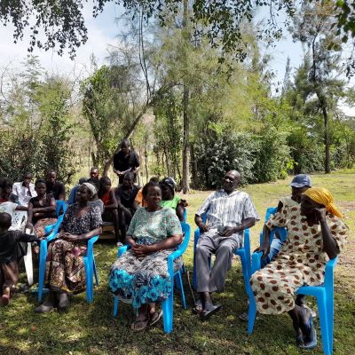 Health and Hygiene training participants at Miringo