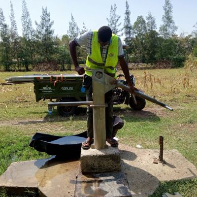 Village hand pump was broken for 4 months