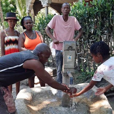 Safe water flowing once again