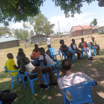 Health and Hygiene training session in Kaadhiambo Village 