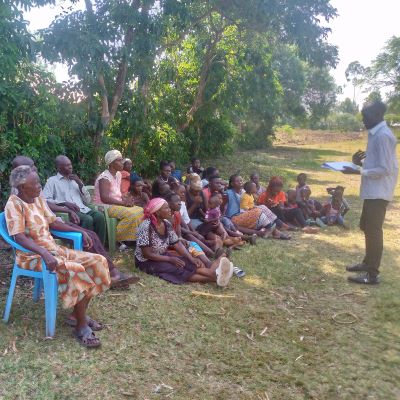 Health and Hygiene training session at Kabongo Kanyanam Community