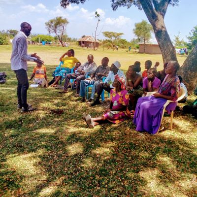 Health and Hygiene training session in Kagola Odumbe