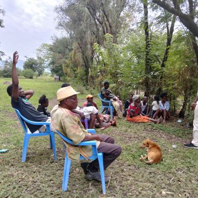 Health and Hygiene training session in Kasiaya village 