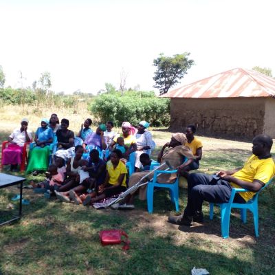 Health and Hygiene training session at Konyango Nyangade 