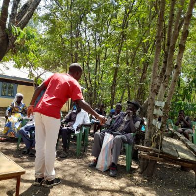 Health and Hygiene training session at Kounda Onong'no