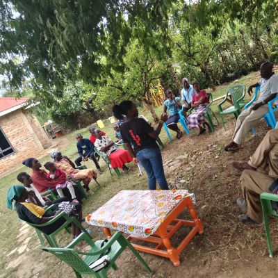 Health and Hygiene training session in Omeko Women's Group community 