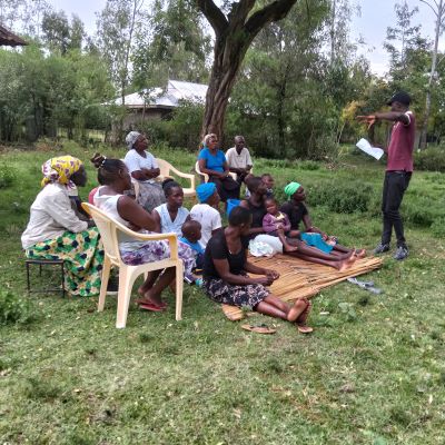 Health and Hygiene training session in Omuni Baptist Church community